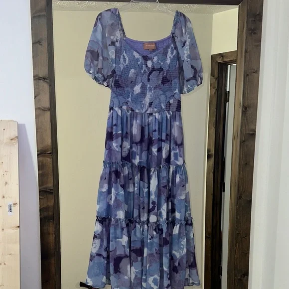 JessaKae Purple Floral Maxi Dress - Picture 1 of 3